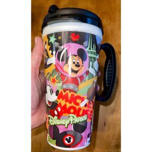 Disney World Parks Mickey Mouse‎ Club Travel Mug Resort Whirley Tumbler Cup